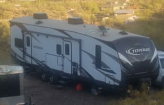 Cozy Home Away From Home Travel Trailer Toy Hauler