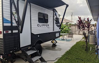 Cozy camper with the comforts of home