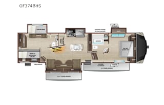 2022 Highland Ridge RV Open Range OF374BHS