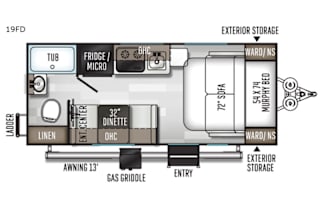 2020 Forest River RV Rockwood GEO Pro 19FD