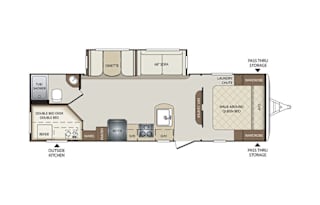 2017 Keystone RV Bullet 277BHS
