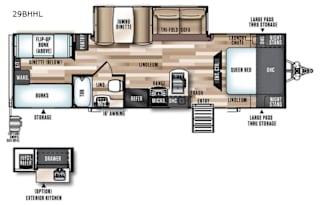 2018 Forest River RV Salem Hyper-Lyte 29BHHL