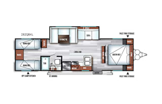 2018 Bunk Model x3 / Cruise Lite 282QBXL