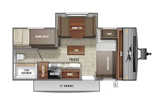 Jayco 184BS (Bunk beds, Slideout)