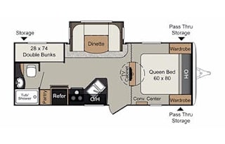 2014 Keystone Passport - Bunk House