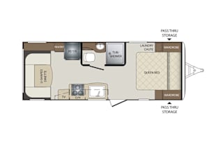 2017 Keystone RV Bullet 210RUDWE