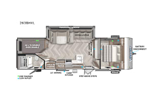 2022 Forest River RV Salem Cruise Lite 263BHXL