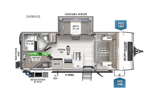 2023 Forest River RV Surveyor Legend 240BHLE