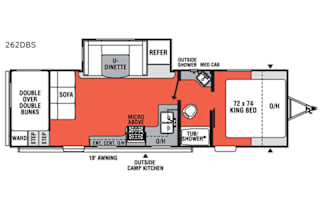 2021 Forest River RV Independence Trail 262DBS