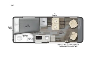 Road Ready The 23 Winnebago Travato, Off Grid A/C!