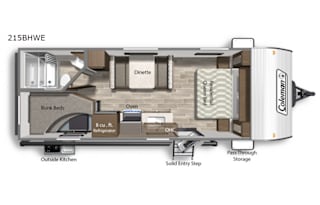 2020 Dutchmen RV Coleman Lantern LT Series 215BHWE