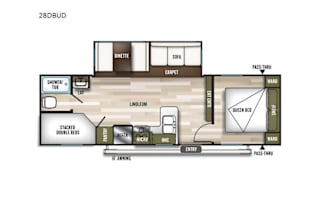 2023 Forest River RV Wildwood 28DBUD