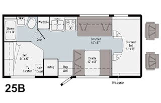 2017 Winnebago Minnie Winnie 25B