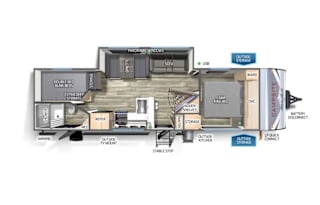 2025 Forest River RV Campsite Reserve 26CJ