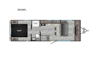 2021 CrossRoads RV Zinger Lite ZR259FL