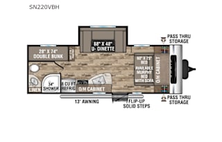 2022 Venture RV Sonic SN220VBH