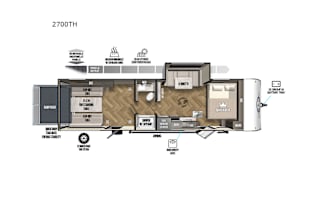 2023 Forest River RV Ozark 2700TH