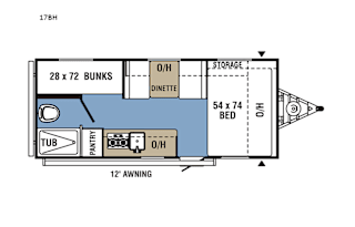 2022 Coachmen RV Clipper Ultra-Lite 17BH