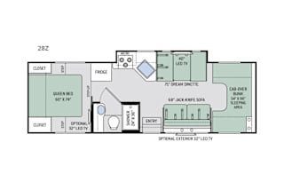 2019 Thor Motor Coach Four Winds 28Z