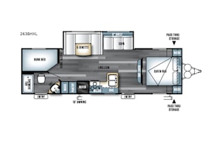 2017 Forest River RV Salem Cruise Lite 263BHXL