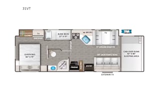 2025 MOTORHOME BUNK BEDS & KIDS APPROVED 10 SLEEPS
