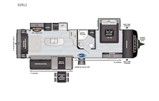 2021 Keystone Cougar 32RLI Travel Trailer RV
