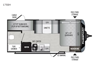 2020 Keystone RV Passport 175BH SL Series