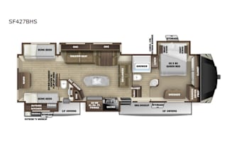 2020 Highland Ridge RV Silverstar SF427BHS