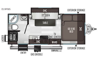 2020 E-Pro Cute and Cozy Couples Camper