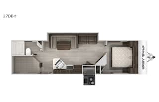 2020 Forest River RV Cherokee Grey Wolf 27DBH