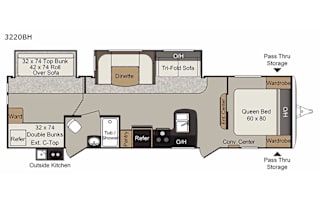 2019 Passport Ultra Lite 3220BH