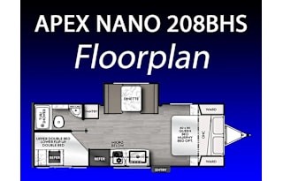 2023 Coachmen Apex Nano 208BHS