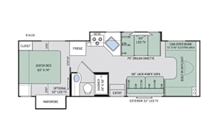 2018 Thor Motor Coach Quantum RW28