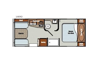 Vintage Cruiser 19CSK sleeps 3