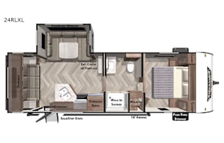 2020 Forest River RV Wildwood X-Lite 24RLXL