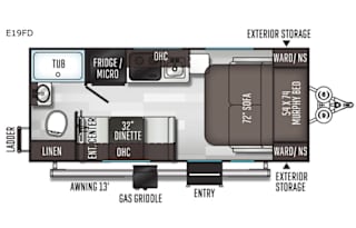 TED the Trailer 2020 Flagstaff E-Pro E19FD