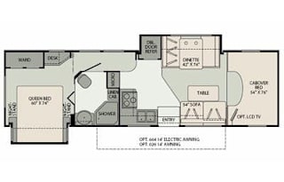 2008 Fleetwood RV Tioga 31M - Self Leveling