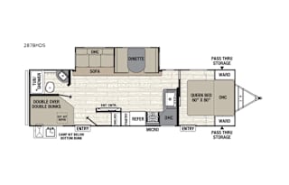 2018 Coachmen RV Freedom Express Ultra Lite 287BHDS