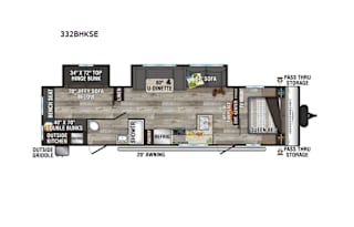 Family Friendly Bunkhouse Travel Trailer (2022)