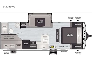 2021 Keystone RV Bullet 243BHSWE