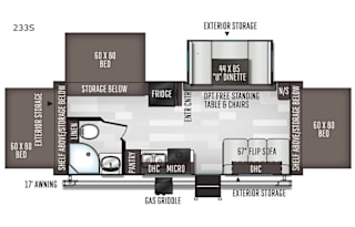 2020 Forest River RV Flagstaff Shamrock 233S