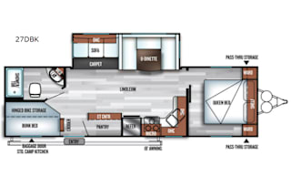 Stocked & Ready***2018 Forest River RV Salem 27DBK