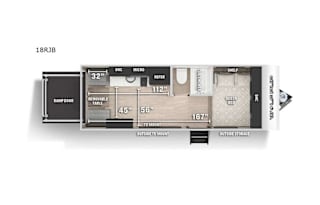 Forest River RV Cherokee Wolf Pup 18RJB