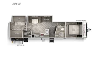 2021 Forest River RV Wildwood Heritage Glen 314BUD