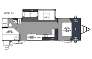 2018 Forest River RV Surveyor 287BHSS