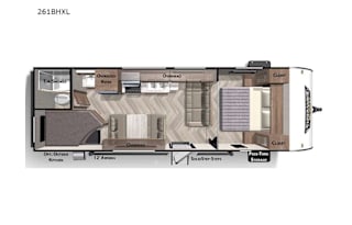 2021 Forest River RV Wildwood X-Lite 261BHXL