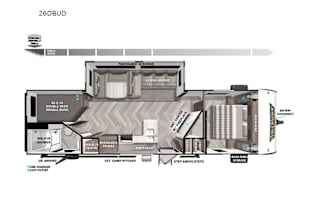 2022 Forest River RV Wildwood 26DBUD