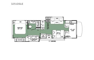 2021 Forest River RV Forester LE 3251DSLE Ford