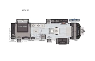 2021 Keystone RV Sprinter Limited 330KBS