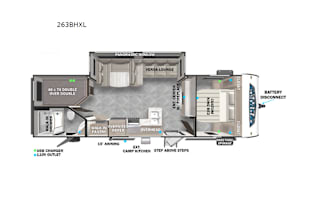 2023 Forest River RV Salem Cruise Lite 263BHXL